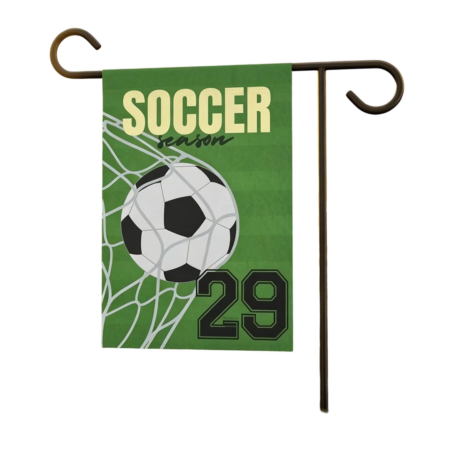 Tsophreniq 2026 Soccer Championship Garden Flag 30x45cm Polyester Outdoor Decoration for Sports Lovers and Home Display Permanent Polyester Standard