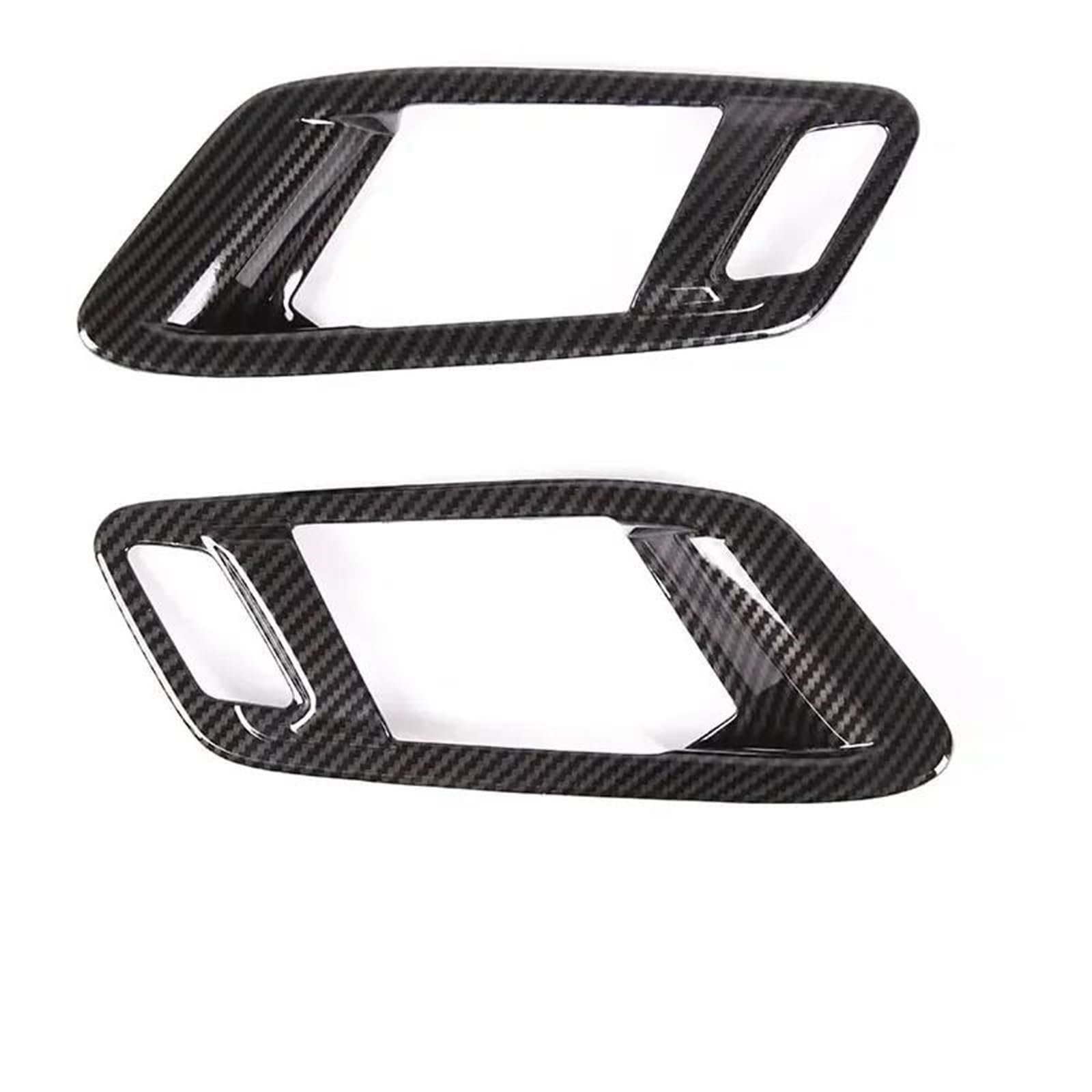 Noheeu Carbon Fiber For Toyota Gr For Supra A90 A91 Mk5 19-22 Door Inner Bowl Handle Frame Cover Interior Accessories(Carbon Fiber)