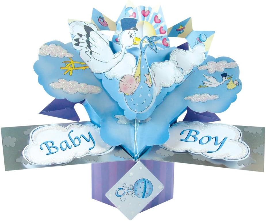 THE ORIGINAL POP UPS - 044 - BABY BOY BIRTHDAY CARD [Office Product]