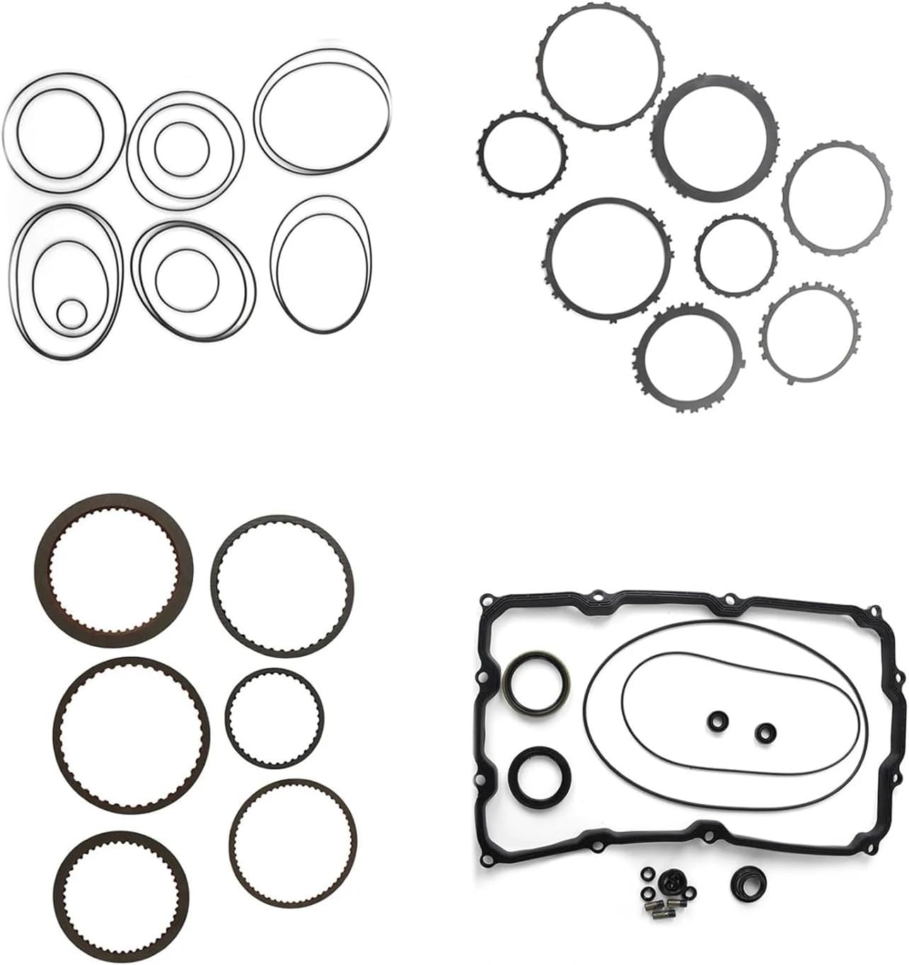 1 Set Transmission Master Rebuild Kit Overhaul W/Friction Plate Steel Plates AB60E AB60F 2007-2011 Compatible with Toyota Sequoia Tundra V8