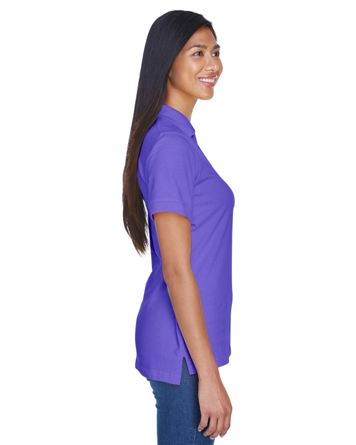UltraClub Ladies' Classic Piqué Polo XL PURPLE
