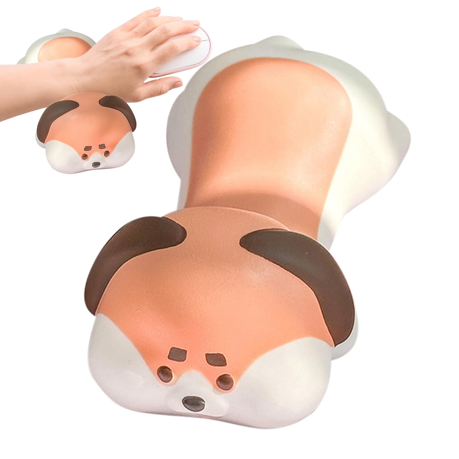 Wrist Rest for Computer - Portable Keyboard Hand Rest Ergonomic Desk Pad Soft Typing Comfort Aid Design Coushion
