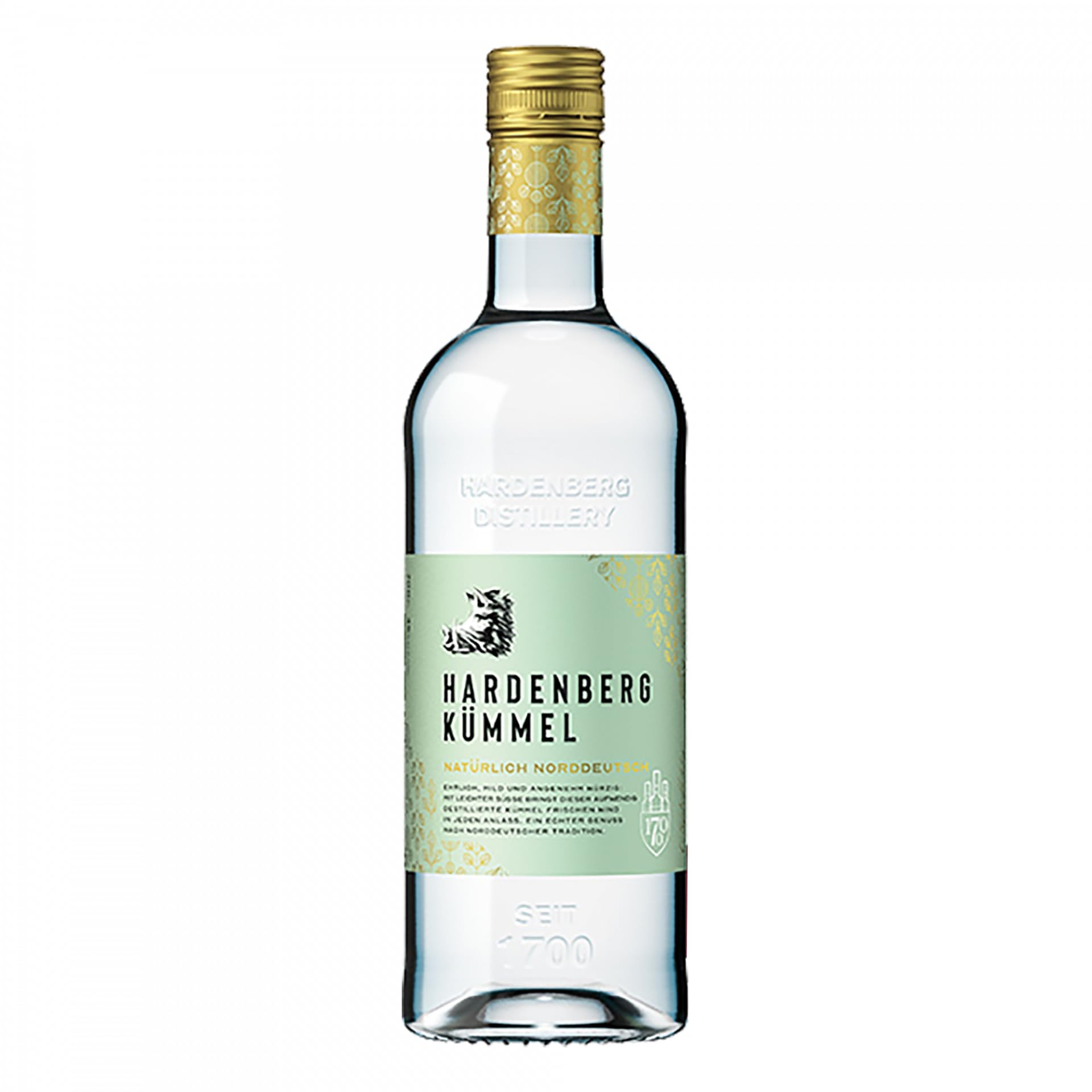 HARDENBERG Kümmel | Kümmeldestillat aus eigener Herstellung | Natürlich Norddeutsch | 32% vol. | 0,7 l