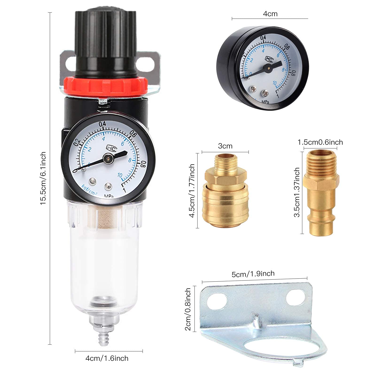 Casa Proprietà Globale Regolatore Di Pressione Aria Festo Microonde Non Può Stud - Foto 7