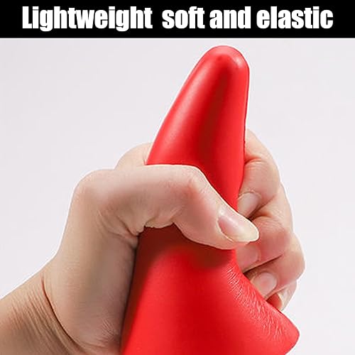 Miniatura 6 de gunhunt 2 piezas de decoración para techo de automóvil, calcomanías 3D de cuernos de diablo, calcomanía protectora anticolisión, calcomanía de