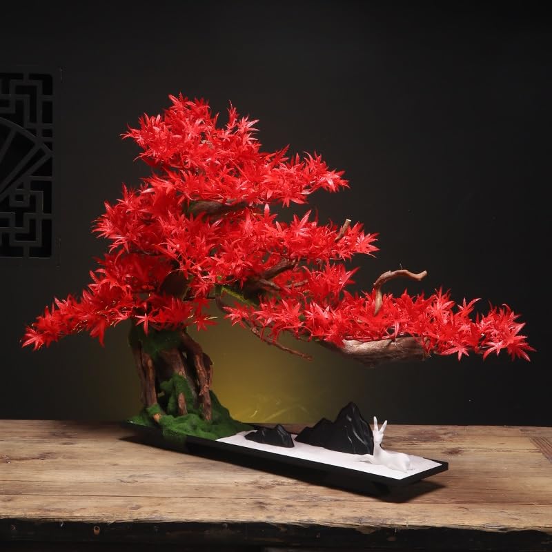Arbre intérieur de style chinois simulation pin artificiel pour maison - 2
