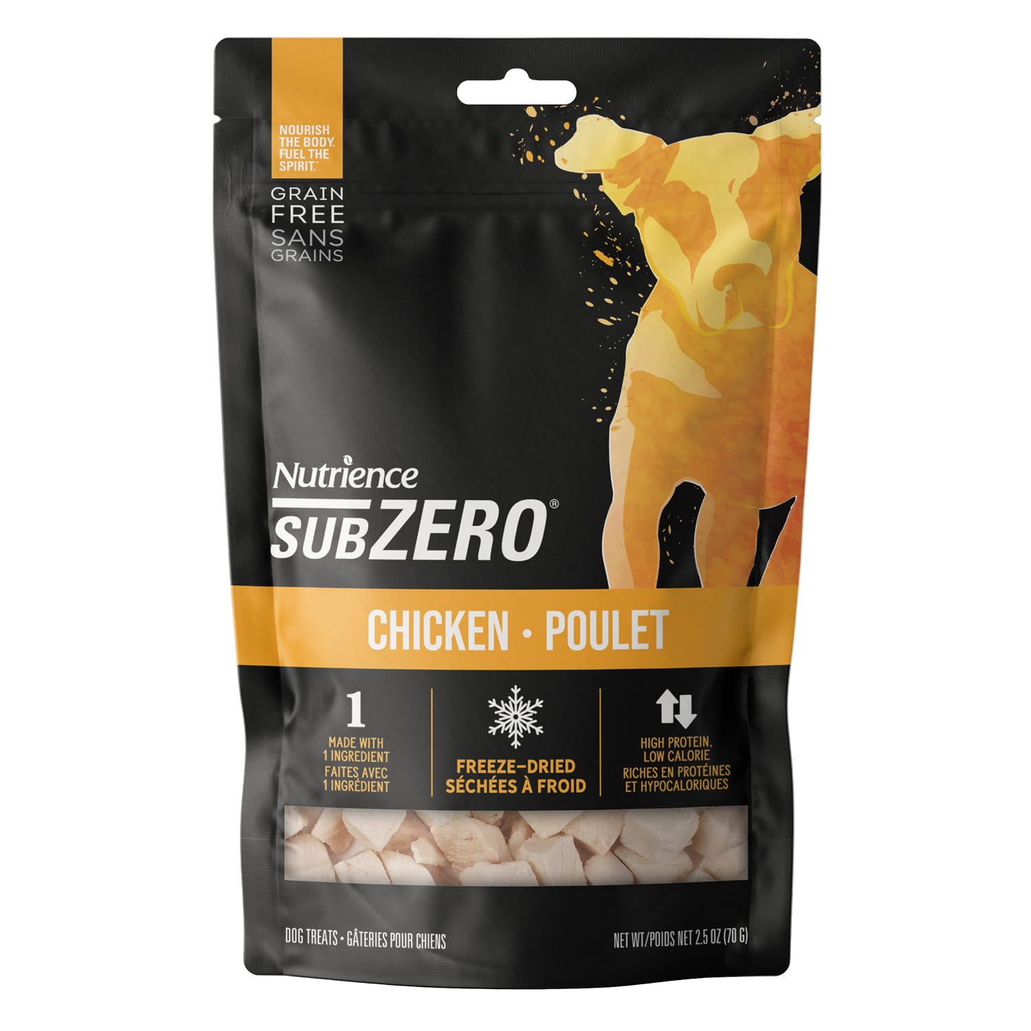 Nutrience All Life Stages Grain-Free Subzero Freeze-Dried Dog Treats,100% Pure Protein, Flavor: Chicken, 70Gm Bag-image-24