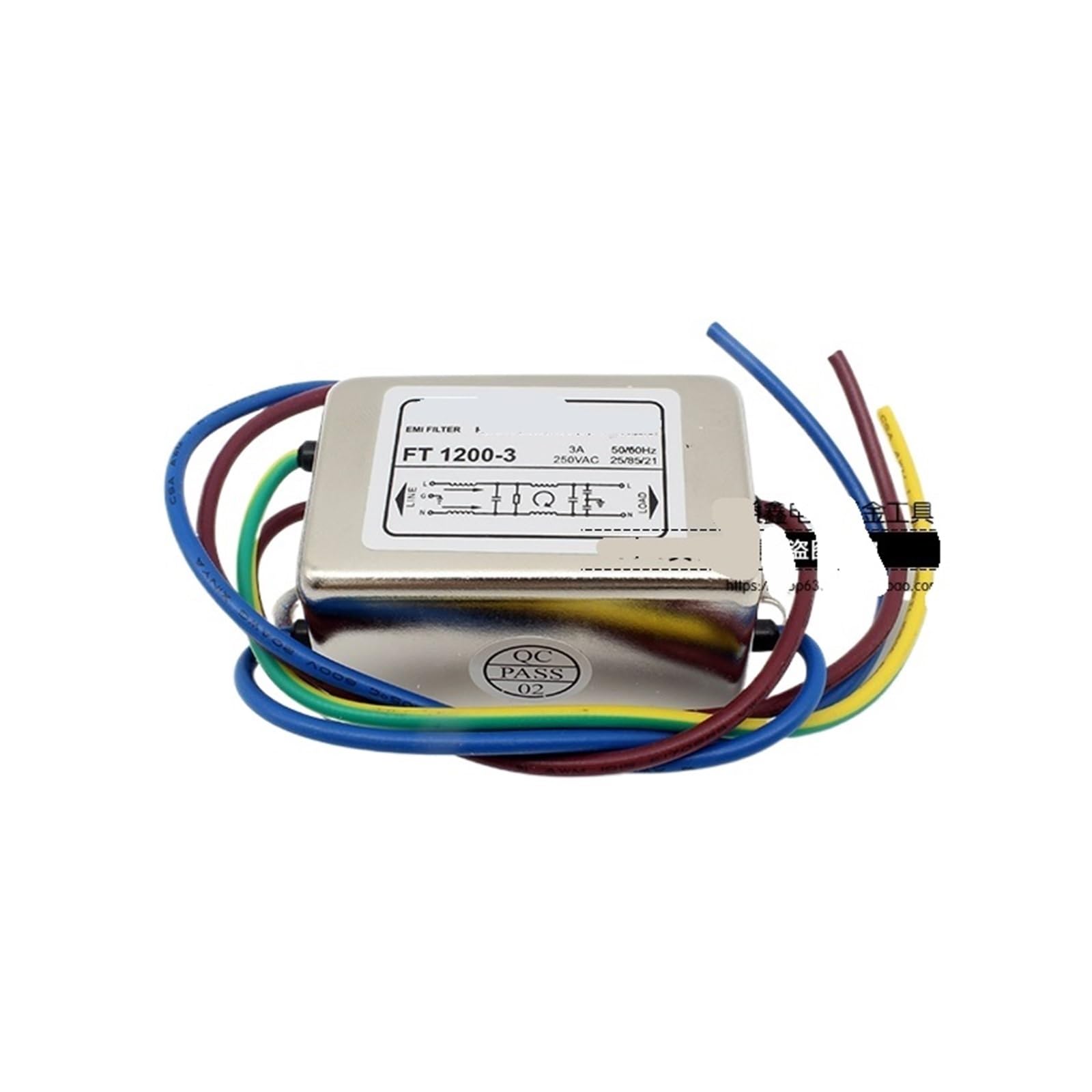 Filtre AC DC pour prise d'alimentation anti-interférence FT120-1 FT121-6 bloc secteur propre