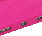 Cas pour 2024 Walmart ONN 10.1 Comprimé de pouce (modèle:100135925), housse de protection antichoc en silicone souple, étui réglable en shell pour enfants ONN 10.1 (Gen4 2024) Comprimé (Rose)