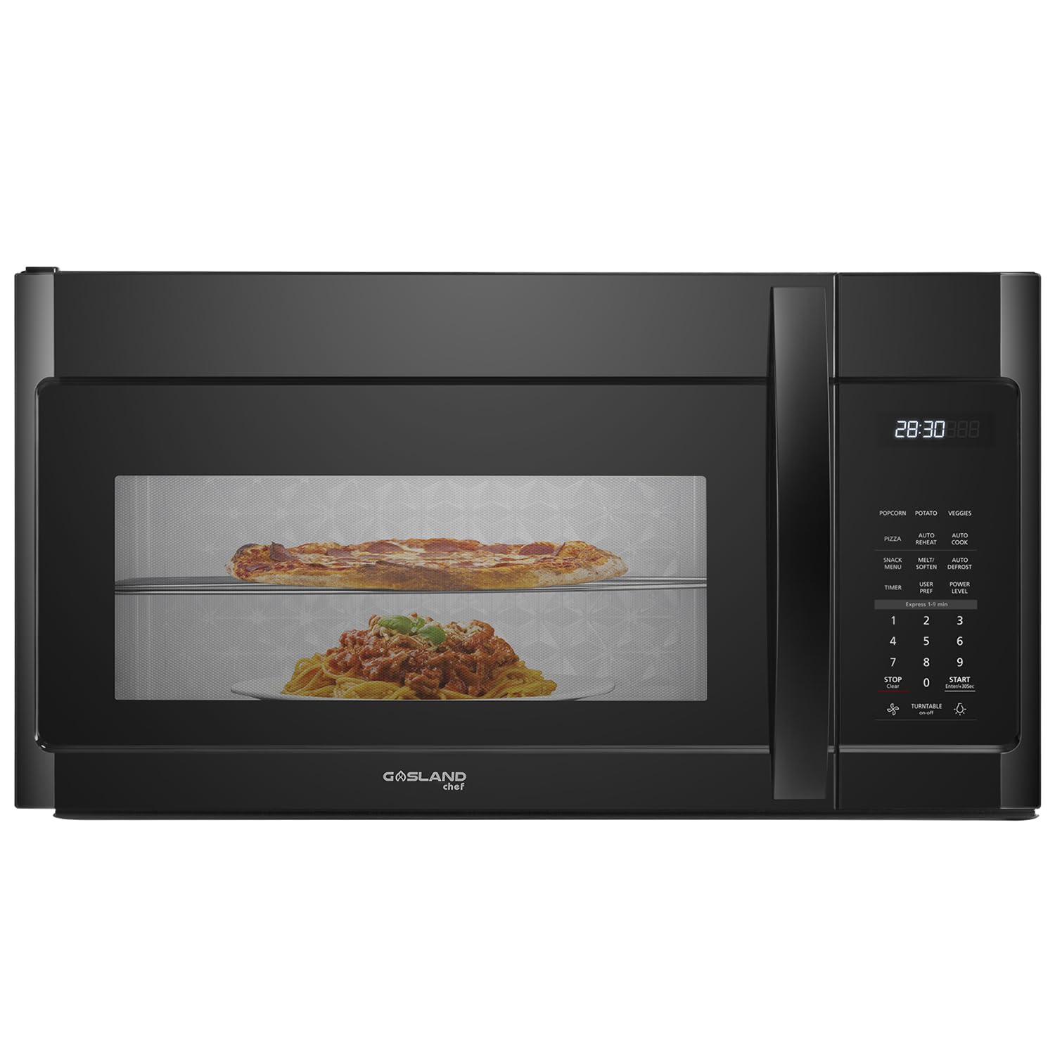 GASLAND 30 Inch Over the Range Microwave, 1000W with 11 Power Levels, Black