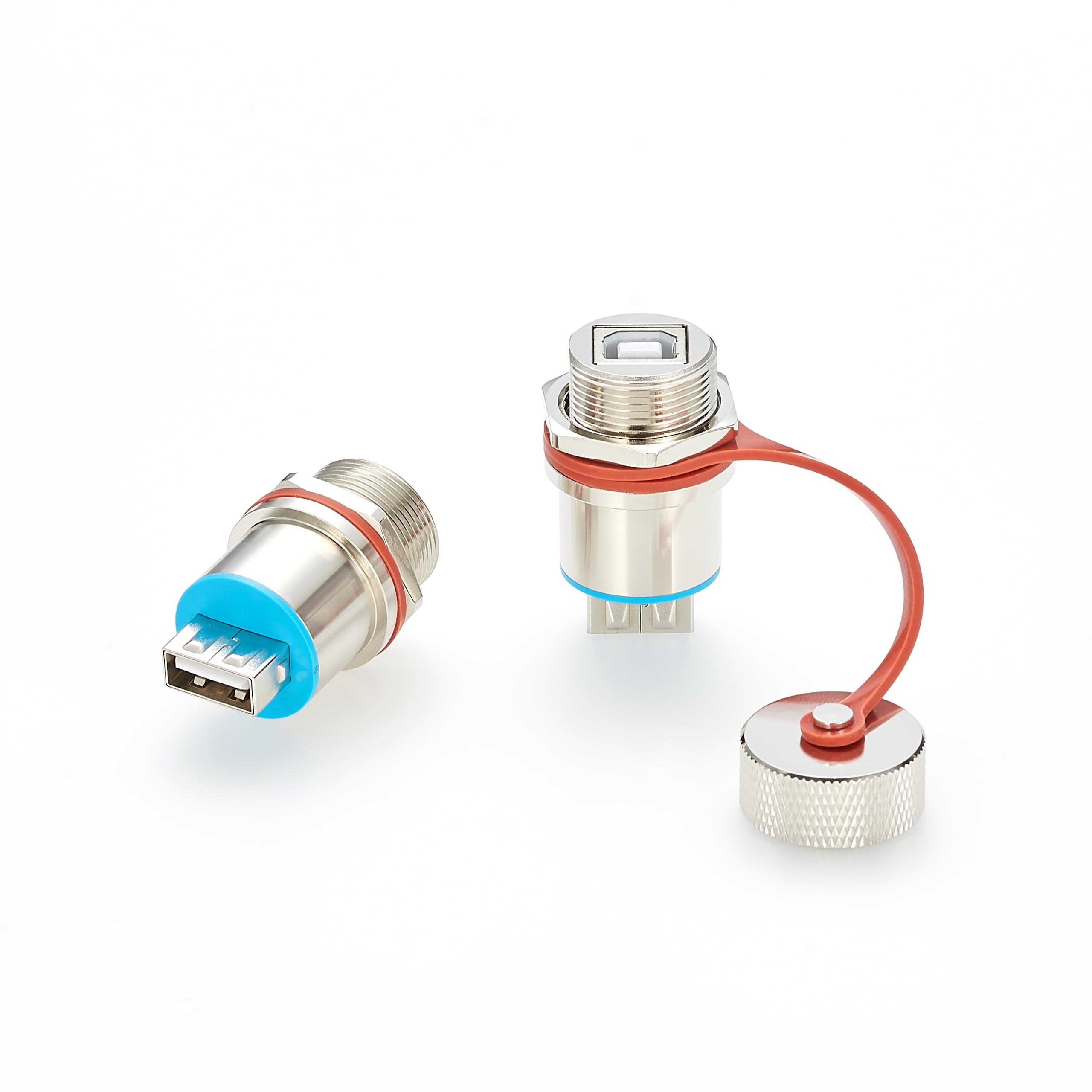 USB 2.0 typ B na A adapter panel Mount IP67