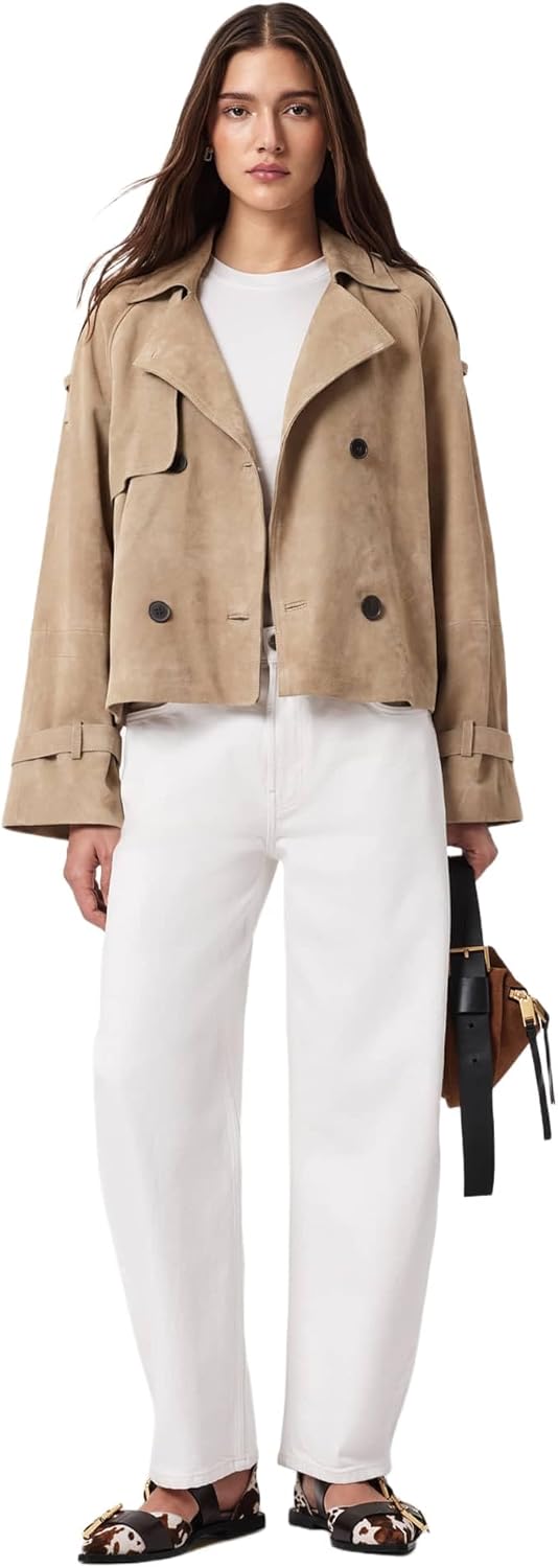 AllSaints Women's Reed Suede Jacket