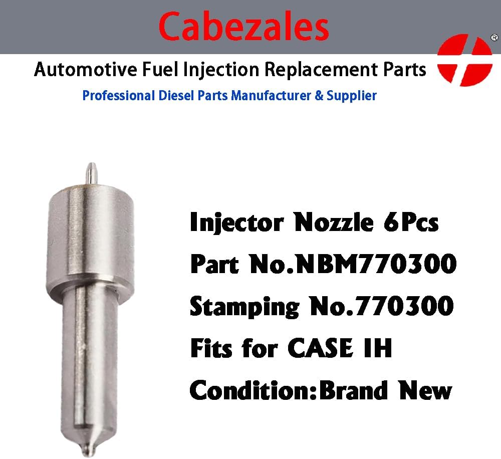 Diesel Engine Fuel Injector Nozzle 770300 NBM770300 Fits for CASE IH DT360 DT466 DTA360 6Pcs/Lot