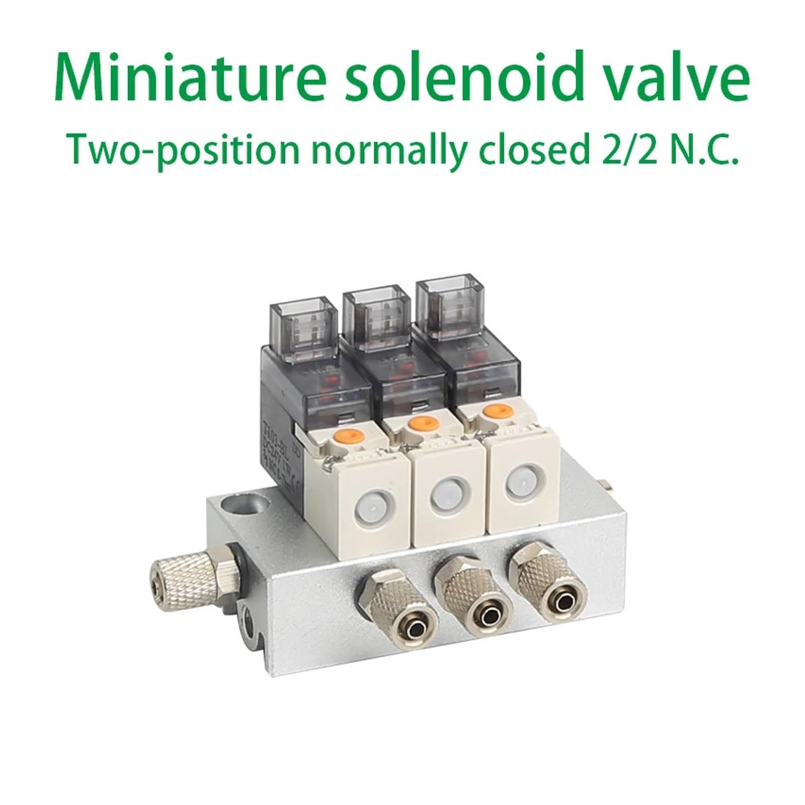 Elektromagnetyczny zawór próżniowy elektromagnetyczny do zbierania gazu z wieloma wlotami i wyjściami dc24v Zawory NC 2/2 Way (Dj1c103-110v-4)