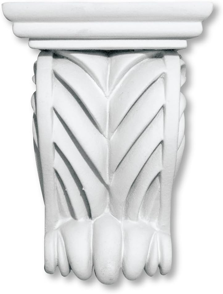 HDP Moldings 3-11/16" Height x 2-5/8" Width x 1-3/8" Depth, Polyurethane Decorative Corbel