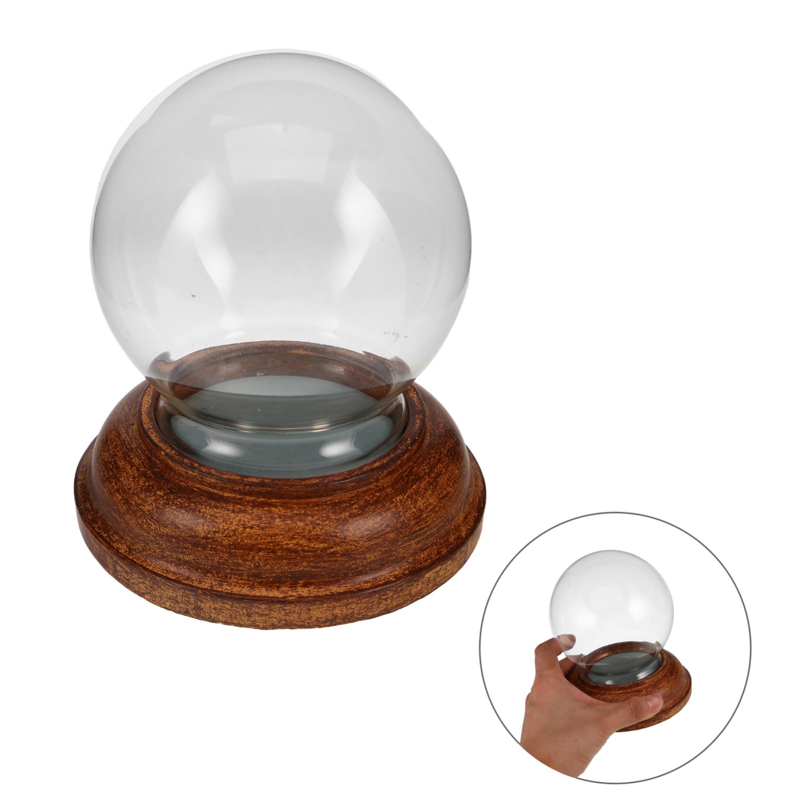 Zerodeko Bola de Transparente para Hacer Bola de Nieve para Manualidades Decoraciones de Bodas Fácil Montaje Kit para Fiesta