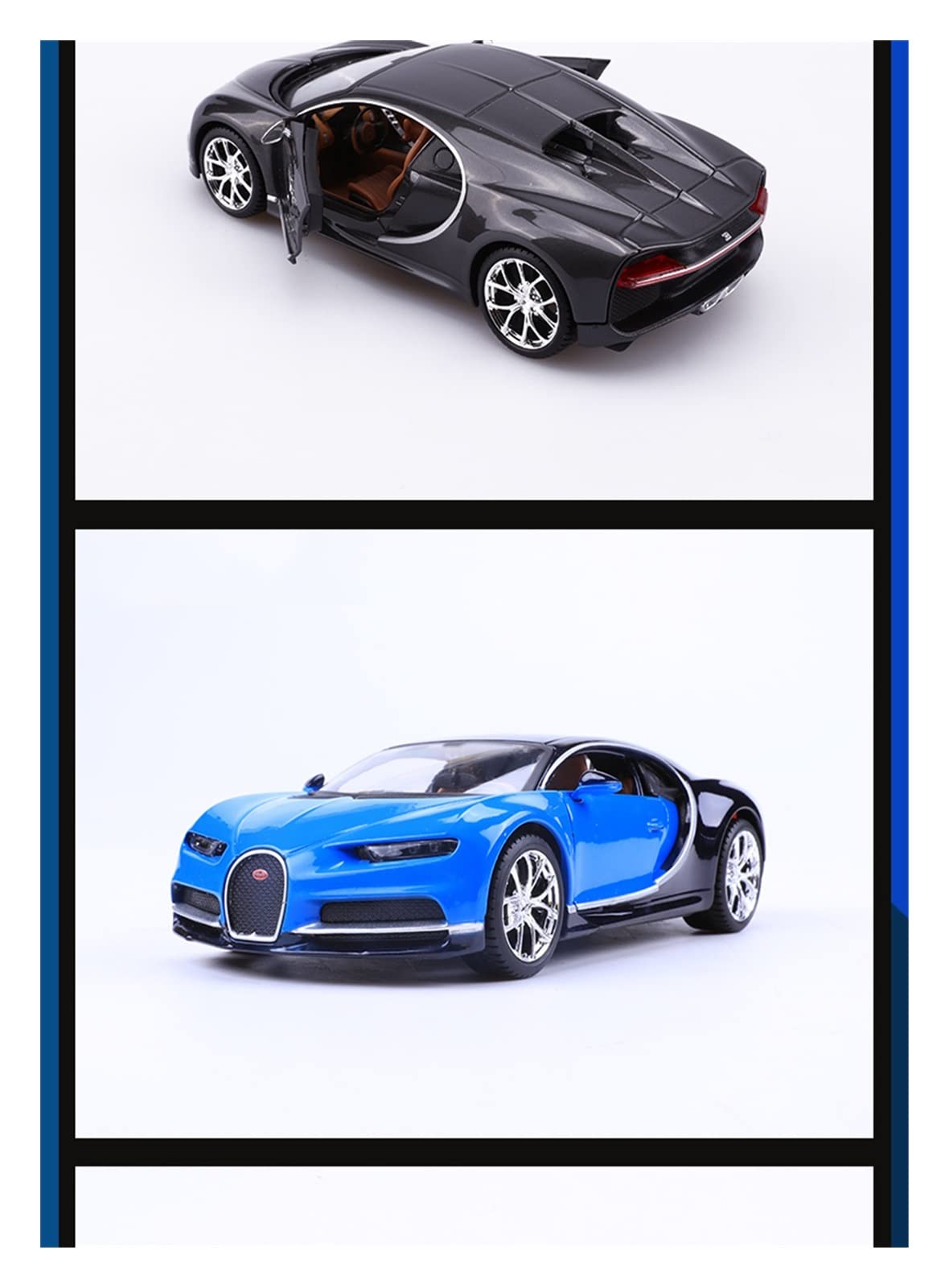 Amazon.co.jp: 1:24ブガッティシロンシミュレーション用合金車モデル