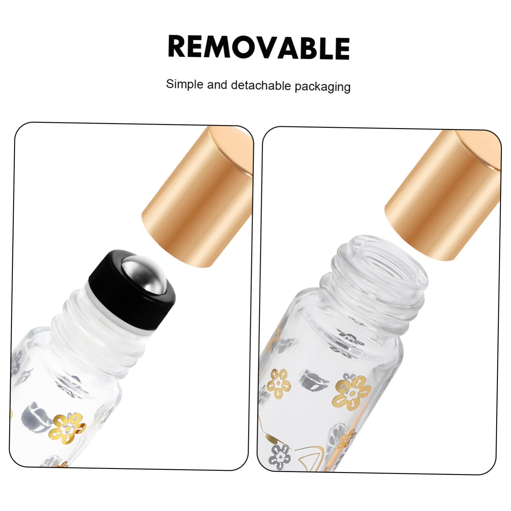 FRCOLOR 3 Sätze Rollerflasche Sprühflaschen Spender Reiseparfümflasche Reinigungssprühflasche Wasserflasche Parfüm-reiseflasche Mini-parfümflasche Parfümflaschen Leer Glas 12 Stück * 3