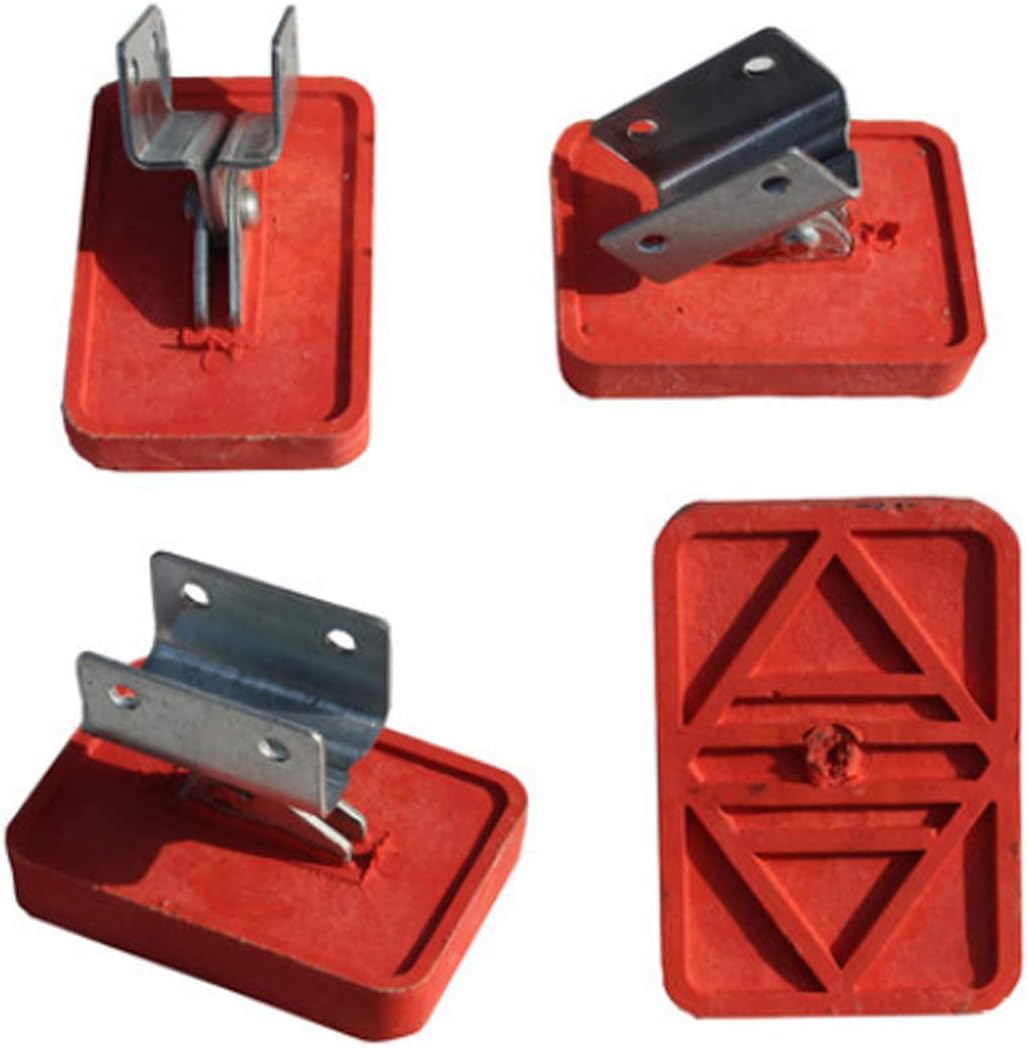Heavy Duty Adjustable Anti-Slip Rubber Stop Mat Feet Shoe Kit for Extension Ladder Parts,2pcs