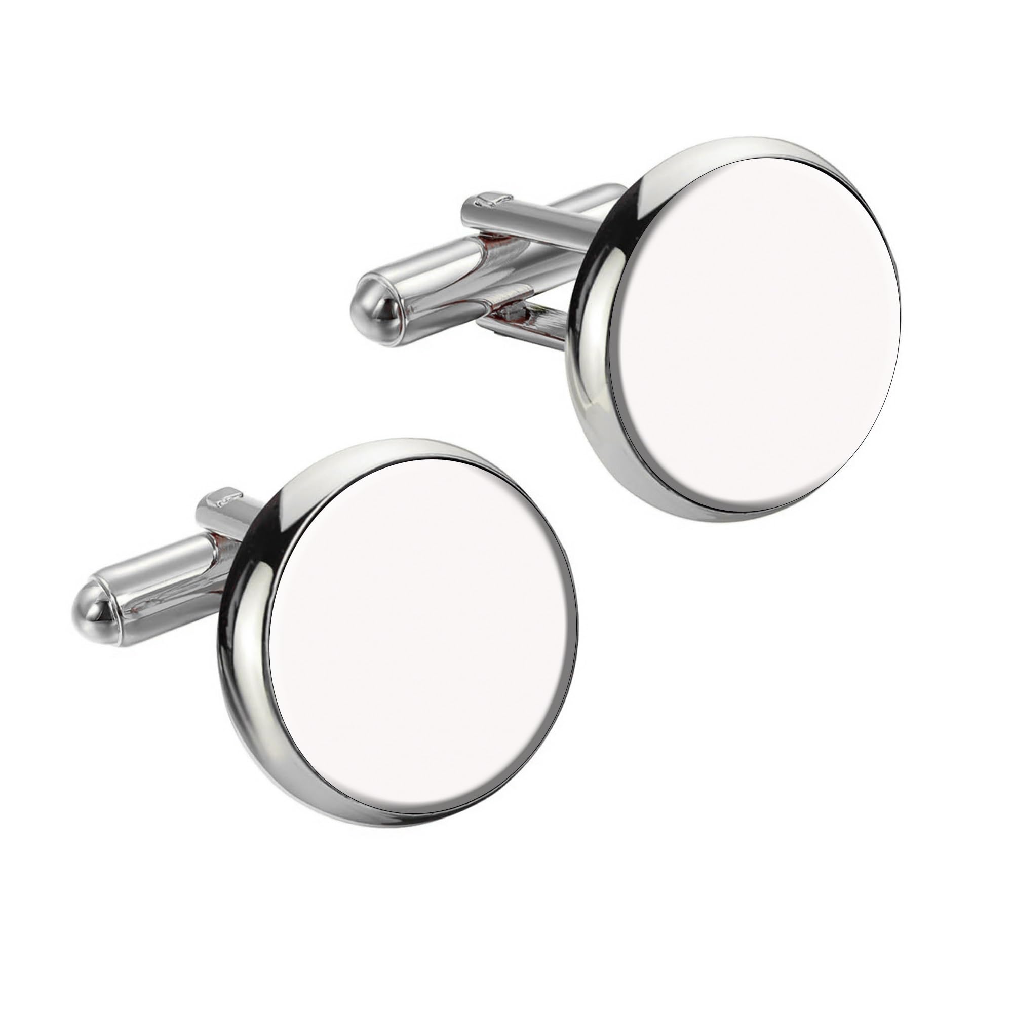 VAMA FASHIONS White Cufflinks Formal Wedding Shirt Blazer Cuff Links For Men (B0DBV18JLT) Amazon Price History, Amazon Price Tracker