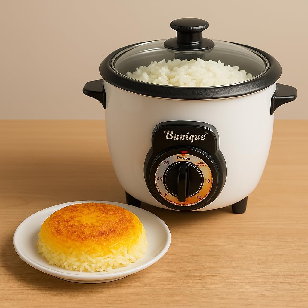 Persian Rice Cooker by B Unique | Non-Stick | Auto Keep Warm | 5/10/16 Cup Sizes (10 Cups)