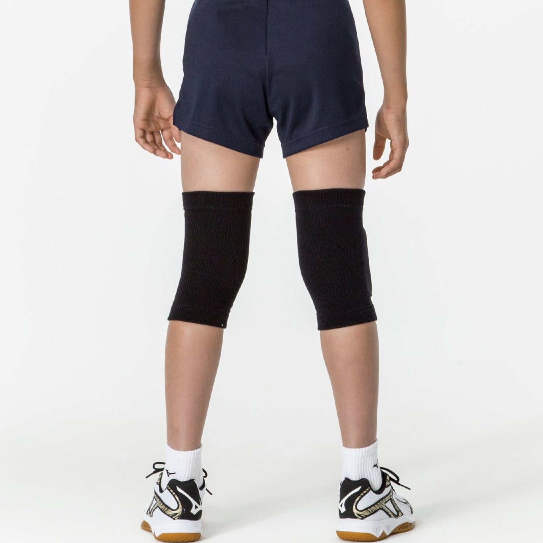 MIZUNO(ミズノ) バレーボール サポーター ジュニア用 パッド有 2個セット フリーサイズ 日本バレーボール協会公認 - 4