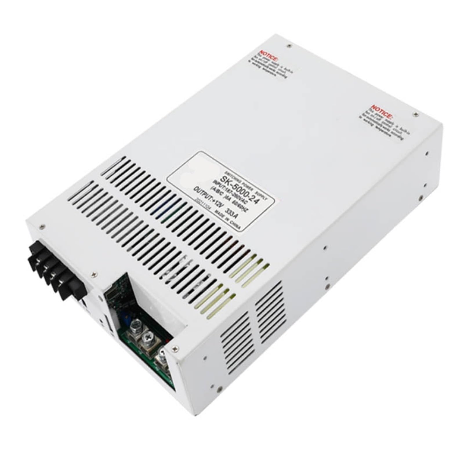 Zasilacz impulsowy 5000 W 110 V/220 V/380 V AC/DC 0-220 V Regulowany konwerter transformatorowy (0-72 V 0-69,4a, 100-120 VAC)