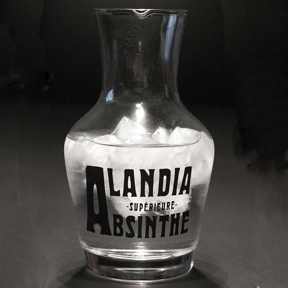 Carafe à Absinthe de ALANDIA | Grande ouverture pour glaçons | Design classique 19ème siècle