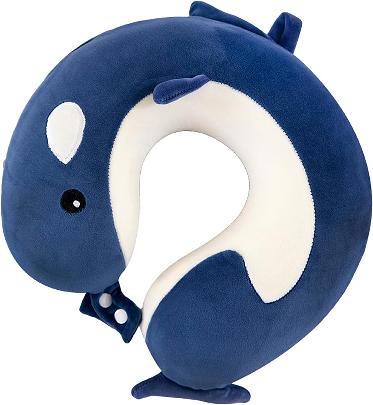 Travel Pillow Memory Foam Head Support Pillows Animal U Shaped Neck Pillow Attachable Snap for