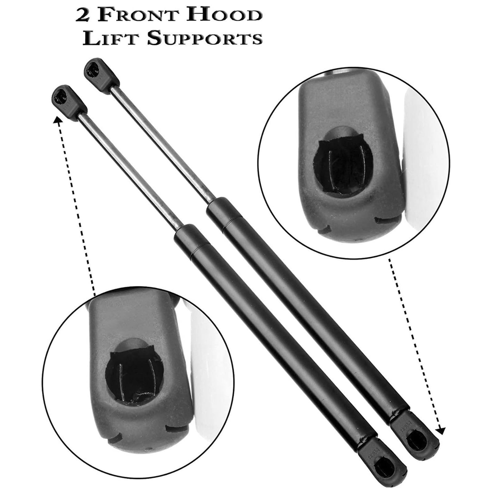 2 Vérins Hydrauliques De Capot Pour Jaguar E-Pace (2017-2023) - Amortisseurs Capot Moteur, Facile à Installer
