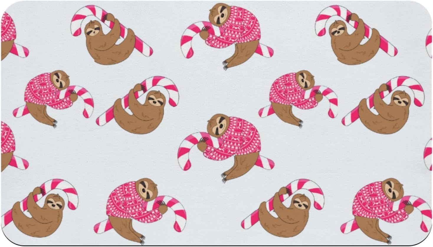 Amazon.com: Kawaii Cute Bathroom Rugs Sloth Rug : Home & Kitchen