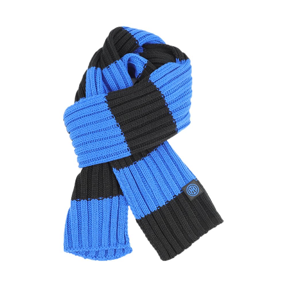 Inter Sciarpa a maglia Righe 100% PC Prodotto Ufficiale 153644