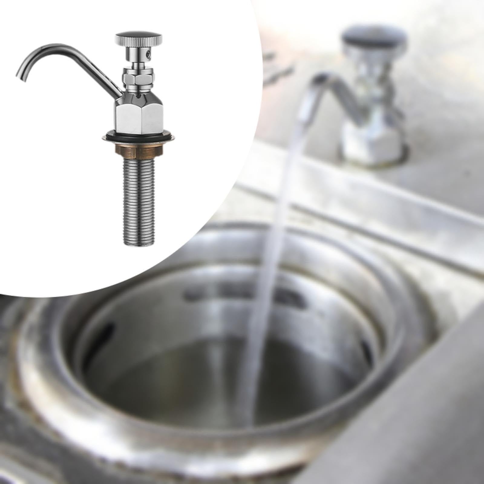 Dipper Well, verstellbar, Coffee Shop, Einloch-Küchenarmatur für Obstmesser, ohne Waschbecken