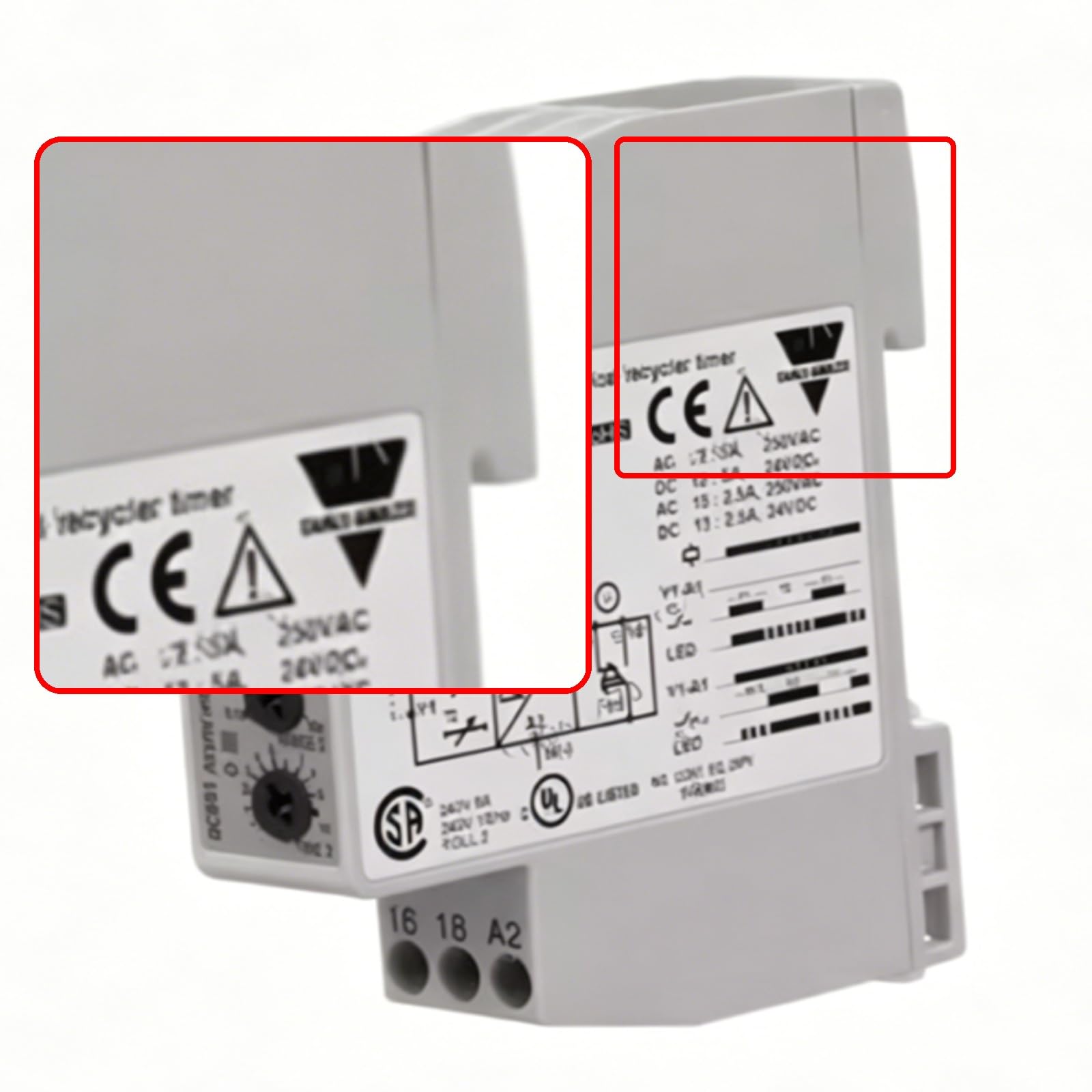Relé De Arranque Del Compresor Del Refrigerador, 1 Uds. DCB51CM24, Relé De Tiempo De Retardo De Ciclo Asimétrico, Arranque De Piezas Del Refrigerador Del Compresor