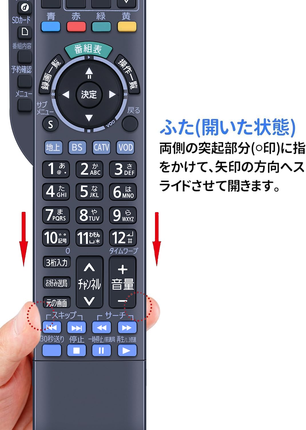 Amazon | テレビリモコンN2QAYB000901 for パナソニックCATVリモコン