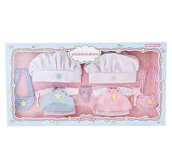 リトルツインスターズ パフポフ 着せ替え服セット Amazon.co.jp: リトルツインスターズ お洋服セット コックさん