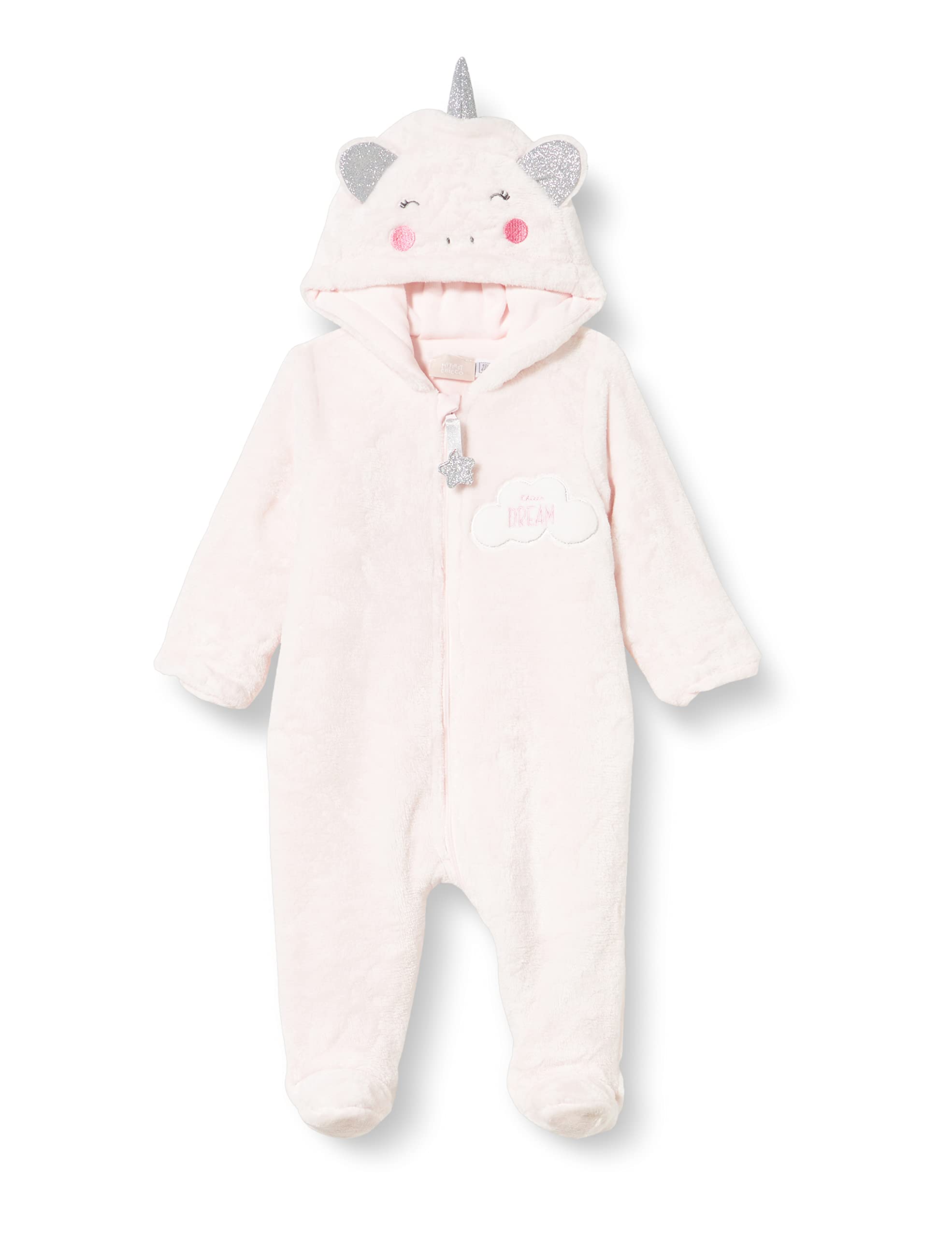 Chicco Baby-Mädchen Babyanzug MIT FRONTÖFFNUNG (363) Kleinkind-Schlafanzge, Rose, 9 Monate