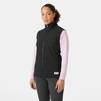 Helly Hansen Paramount Softshell Vest - Breathable Women's Vest with Fleece Backing & Weather-Resistant Features