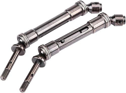 Eje de transmisión RC, 2 piezas de eje de transmisión trasero de metal para Slash 110 camión corto SLA017 SLA018 RC piezas de coche