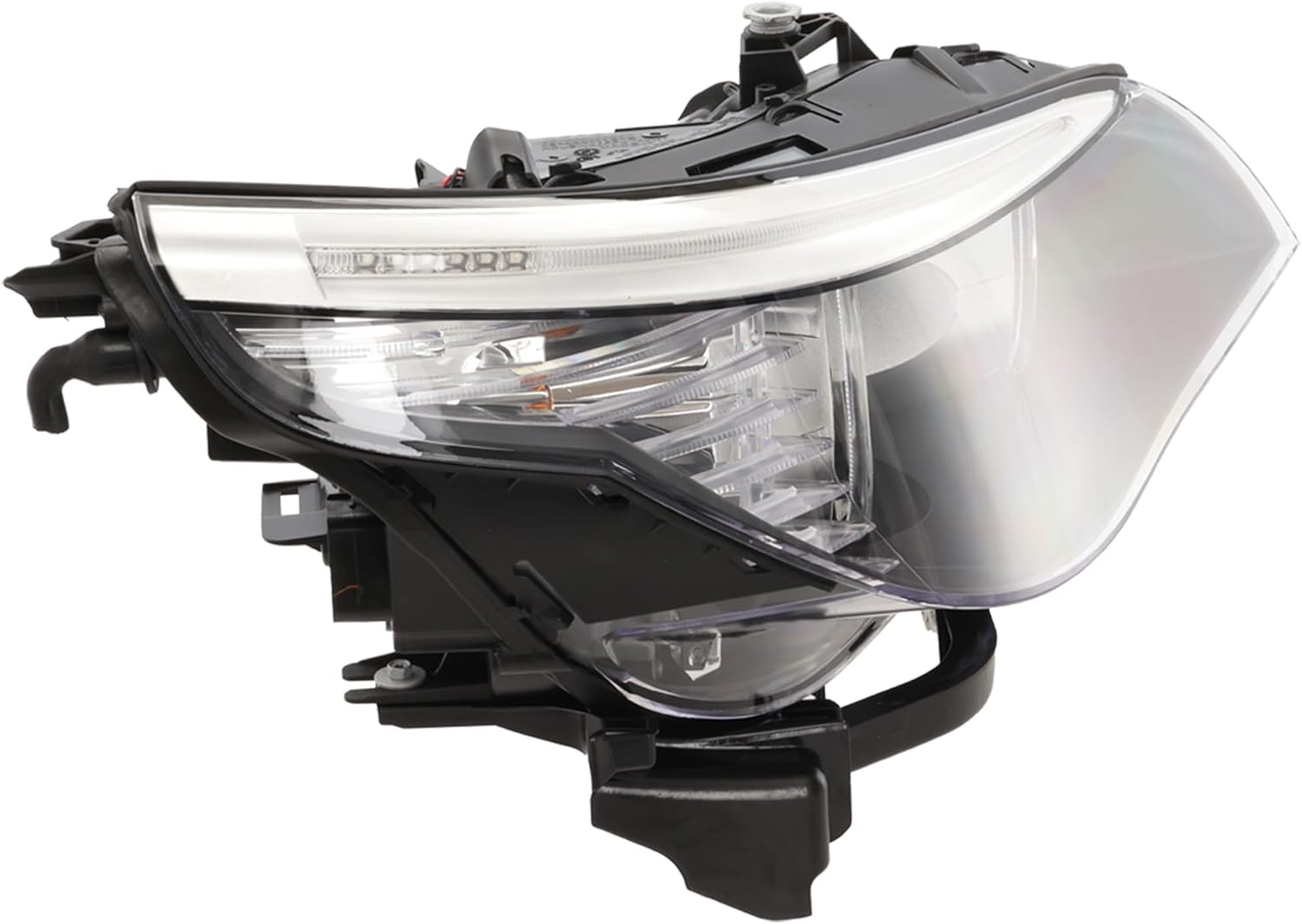 Garage-Pro Passenger Side Headlight for BMW 528i 2008-2010 Base Except Models w/Xenon; Halogen With bulb(s); Replaces# 63127177732