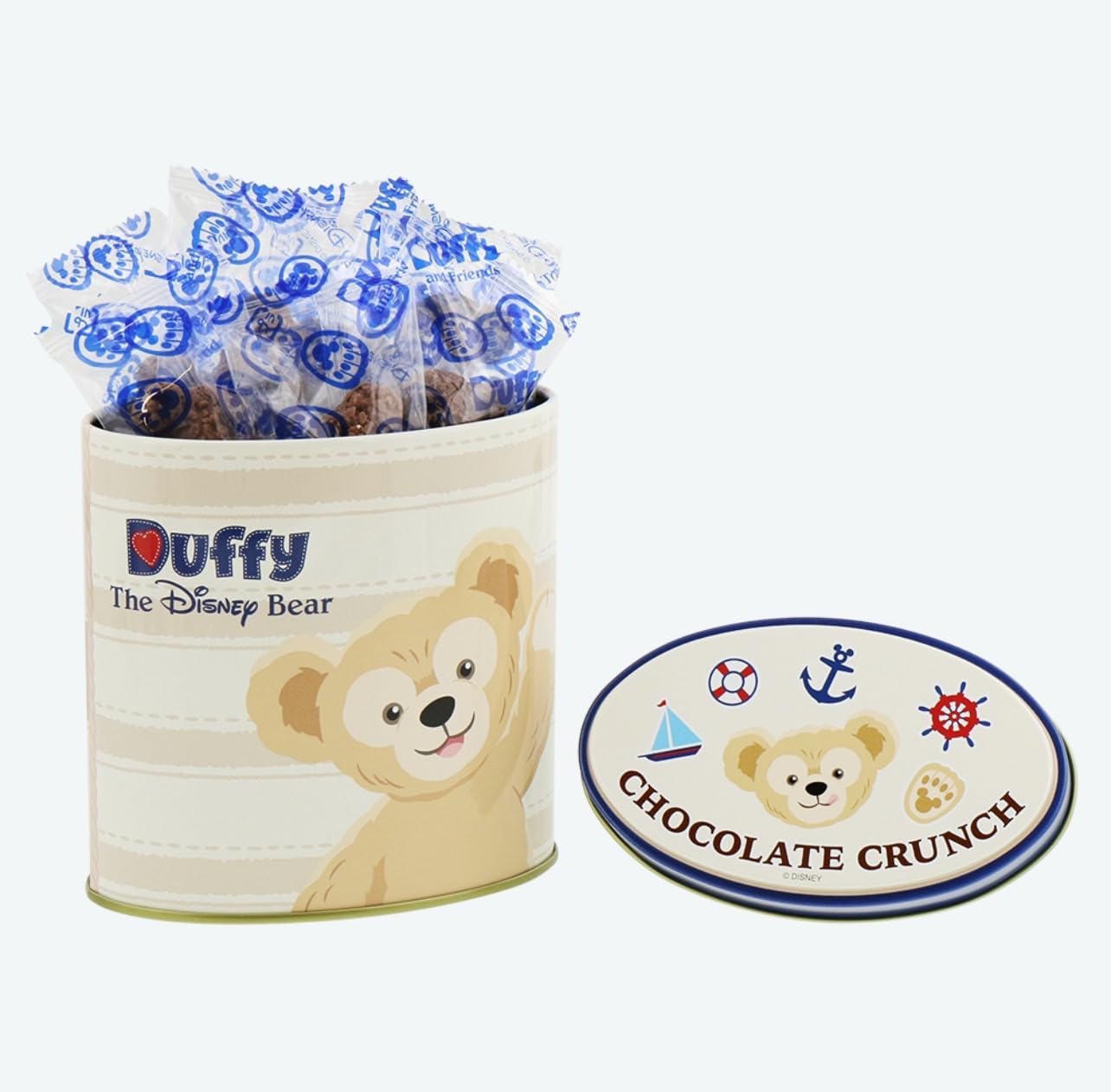【東京ディズニーシー限定】ダッフィー チョコレートクランチ「ウェア・スマイルズ・グロウ」 TDR TokyoDisneyResort 人気 お菓子 お土産 ディズニー グッズ プレゼント (1個)