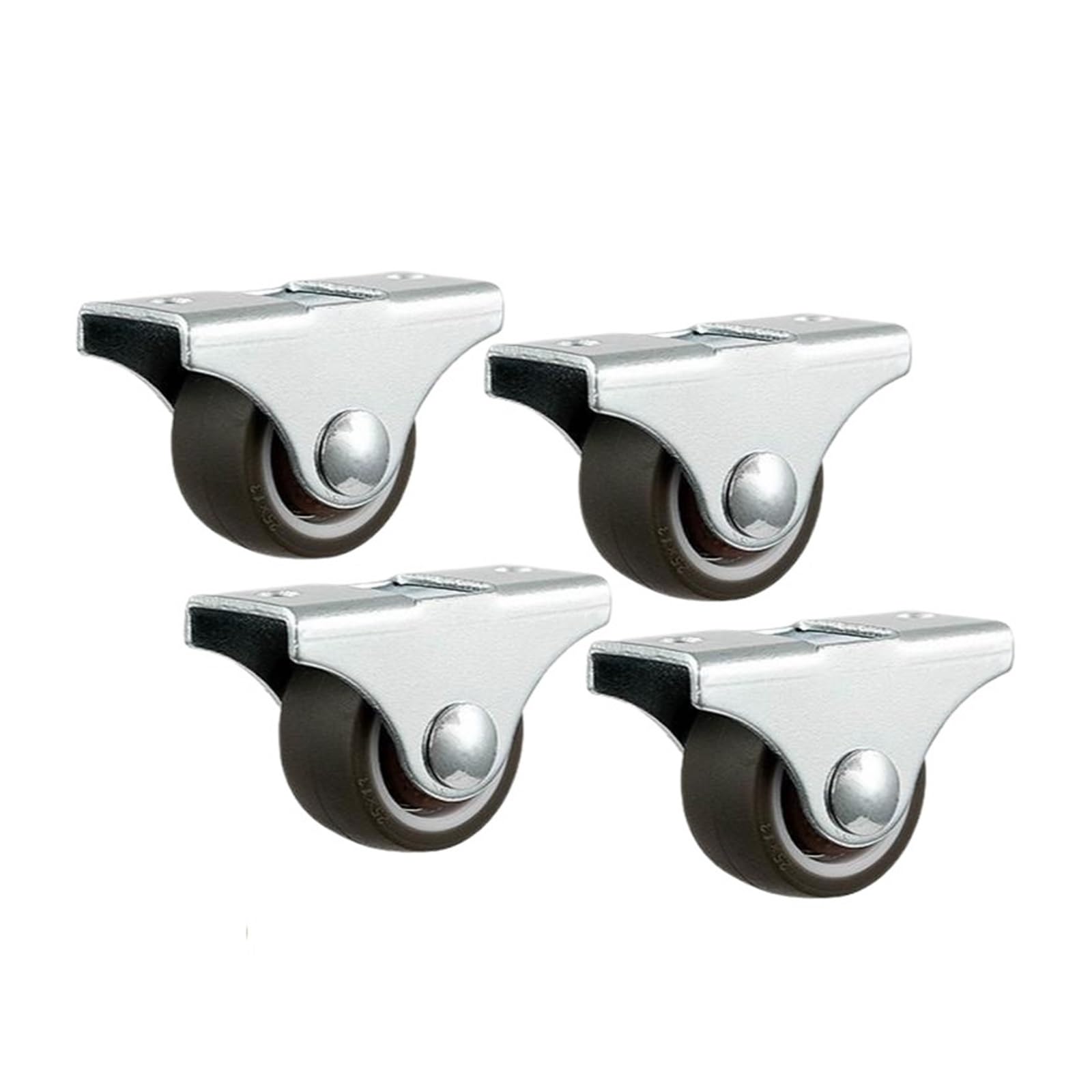 MXXDMOPD 4 Pieces/lot 2 inch Directional Wheel Drawer Pulley Bookcase Furniture Rail Rubber Silent Caster