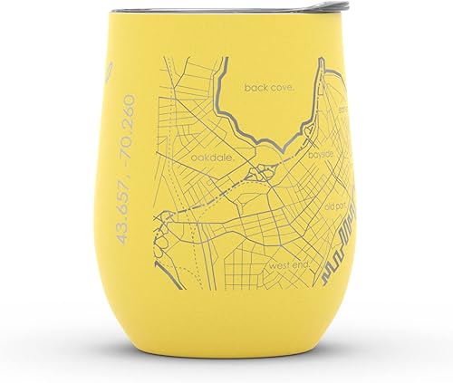 Vista 590 de Well Told Lexington Kentucky Map - Vaso de vino aislado con grabado de mapa de Kentucky, taza de acero inoxidable grabada (12 onzas, verde domingo)