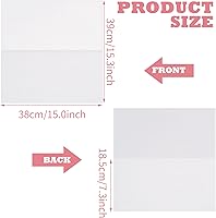 Vista 5 de Tegeme 50 piezas de protector de maquillaje facial con capucha desechable, máscara cosmética de belleza y ropa, protector de vestido para mujeres