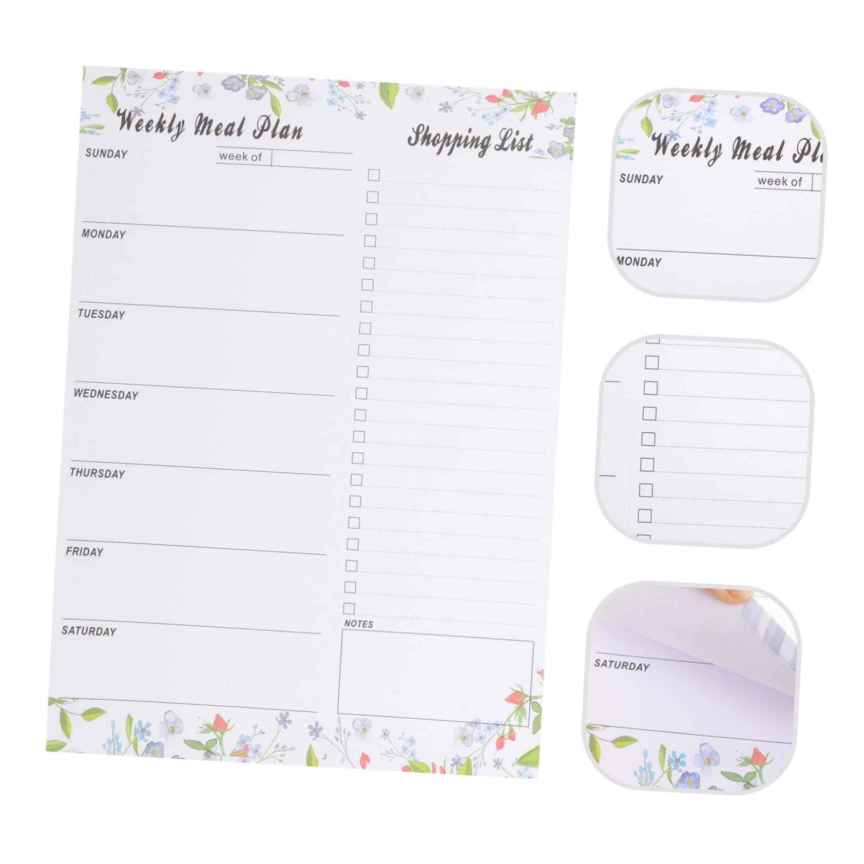 Planner Magnetico Settimanale per Frigo, 52 Fogli in Carta e Magnete