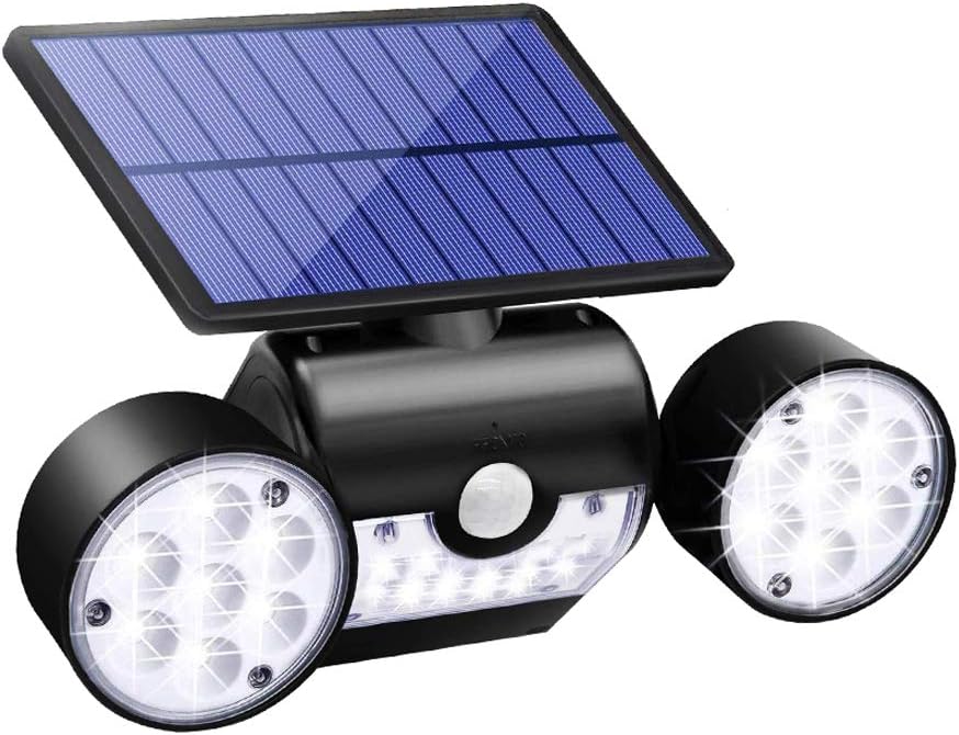 PUZ Toy Solar Security Lights Outdoor Wall Lights with Motion Sensor