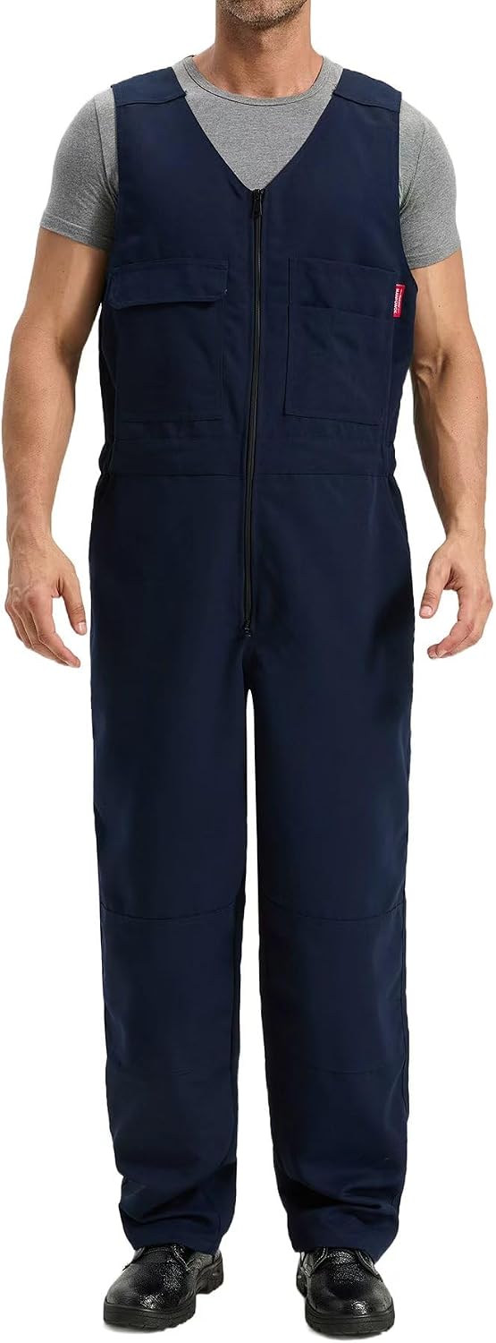 Sleeveless Coveralls for Men Mechanics Work Jumpsuit Overall