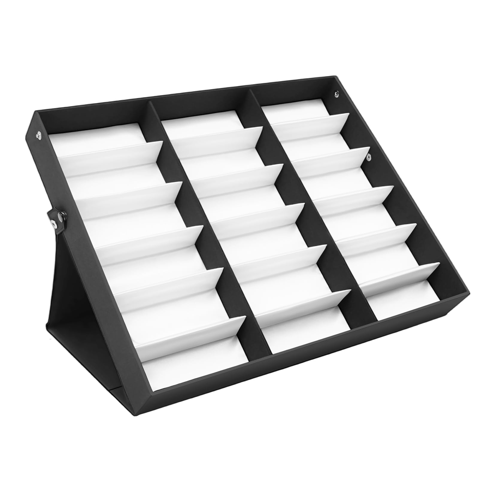 CeRaBuRET 18 Slot Sunglasses Organizer Stand Holder, Sunglasses Display Case Multiple Eyeglasses Display Case/Tray for Store