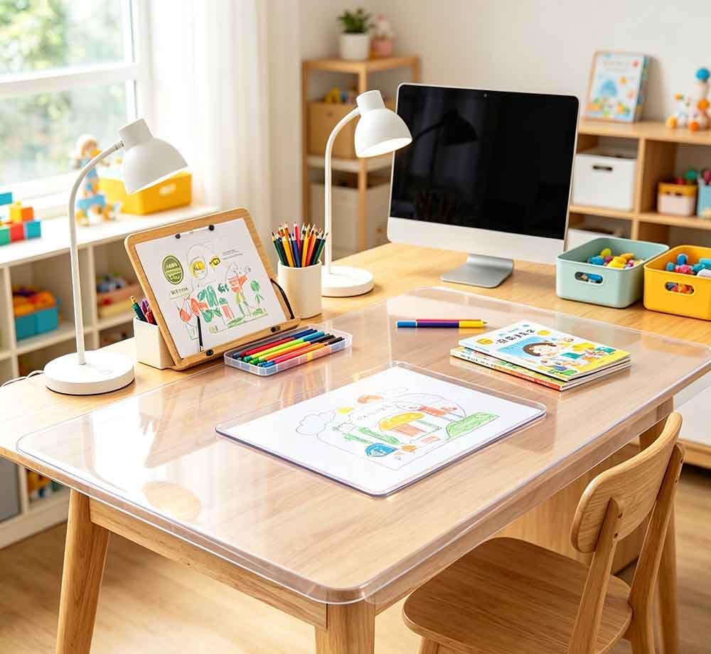 Clear Plastic Table Cover Protector