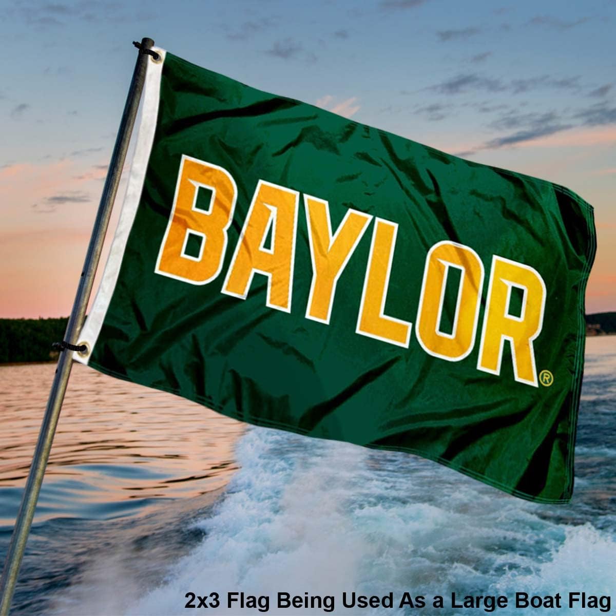 Baylor Bears Wordmark Small 2x3 Foot Flag - Image 4